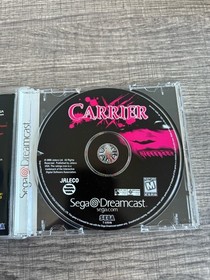 Carrier (Sega Dreamcast, 2000) Jaleco Complete with Manual & Registration Card