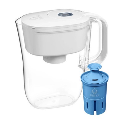 (NEW) BRITA METRO WATER PICHER SMART LIGHT INDICATOR 6-CUP WHITE W/ELITE FILTER*