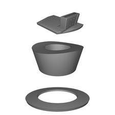 Supporto Cambio Thrustmaster TH8A per Playseat Trophy Simulatore Racing