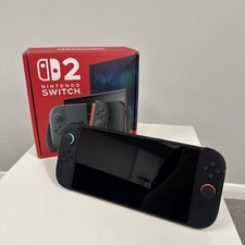 Nintendo Switch 2 Console With Joycons BOXED NO DOCK Black Console