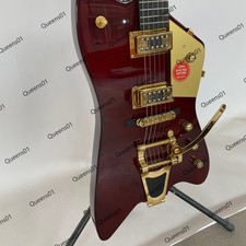 Billy Bo Thunderbird Electric Guitar Solid Body Tremolo Bridge Wine Red Factory