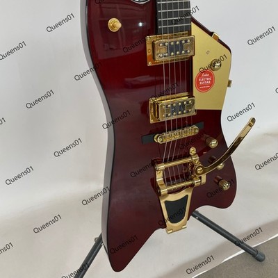 Billy Bo Thunderbird Electric Guitar Solid Body Tremolo Bridge Wine Red Factory