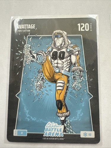 2026 Bo Jackson Battle Arena Wattage T.J. Watt ICE Card 81