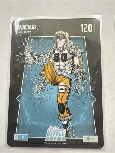 2026 Bo Jackson Battle Arena Wattage T.J. Watt ICE Card 81