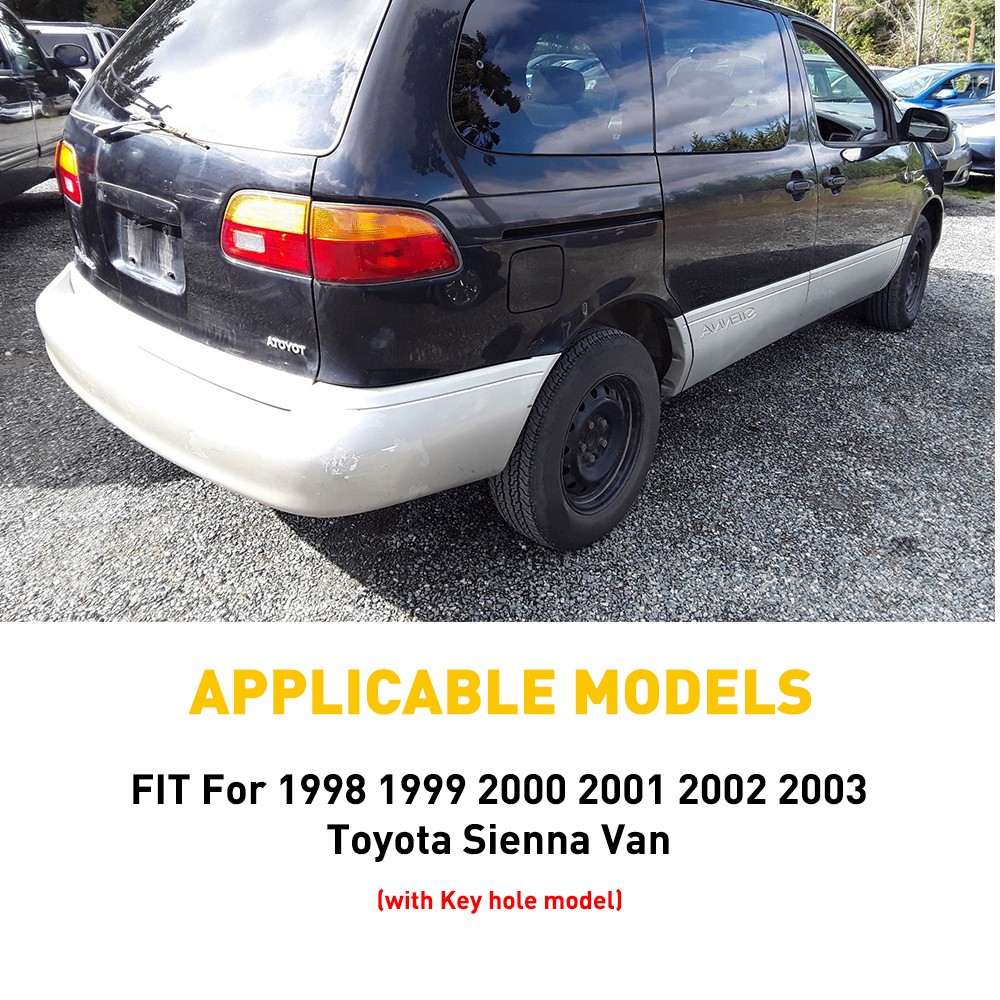 Front Rear Left Right Outside Door Handle X4 For 1998-02 2003 Toyota Sienna Van thumbnail 4