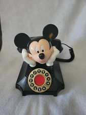 Disney Mickey Mouse Telemania Vintage Desktop Telephone Touch Tone Segan 