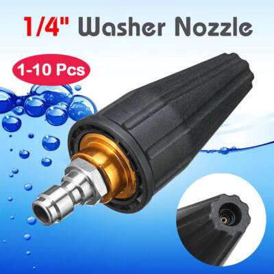 1/4'' Quick Plug High Pressure Washer Spray Lotus Turbo Nozzle Nozzle 4000PSI USA