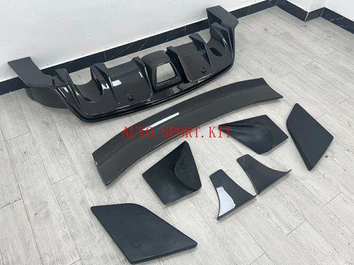 Carbon Fiber LB Style Rear Diffuser Spoiler Wing for Toyota Supra A90 2019 + - Picture 2 of 3