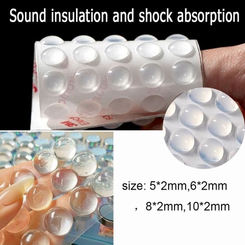 Transparent Keyboard Stickers Hemispherical Long Nails Bubble Stickers - Photo 2/12