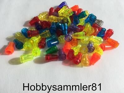Lego 10 x Cone Kegel 4589b rund 1x1 dunkelblau