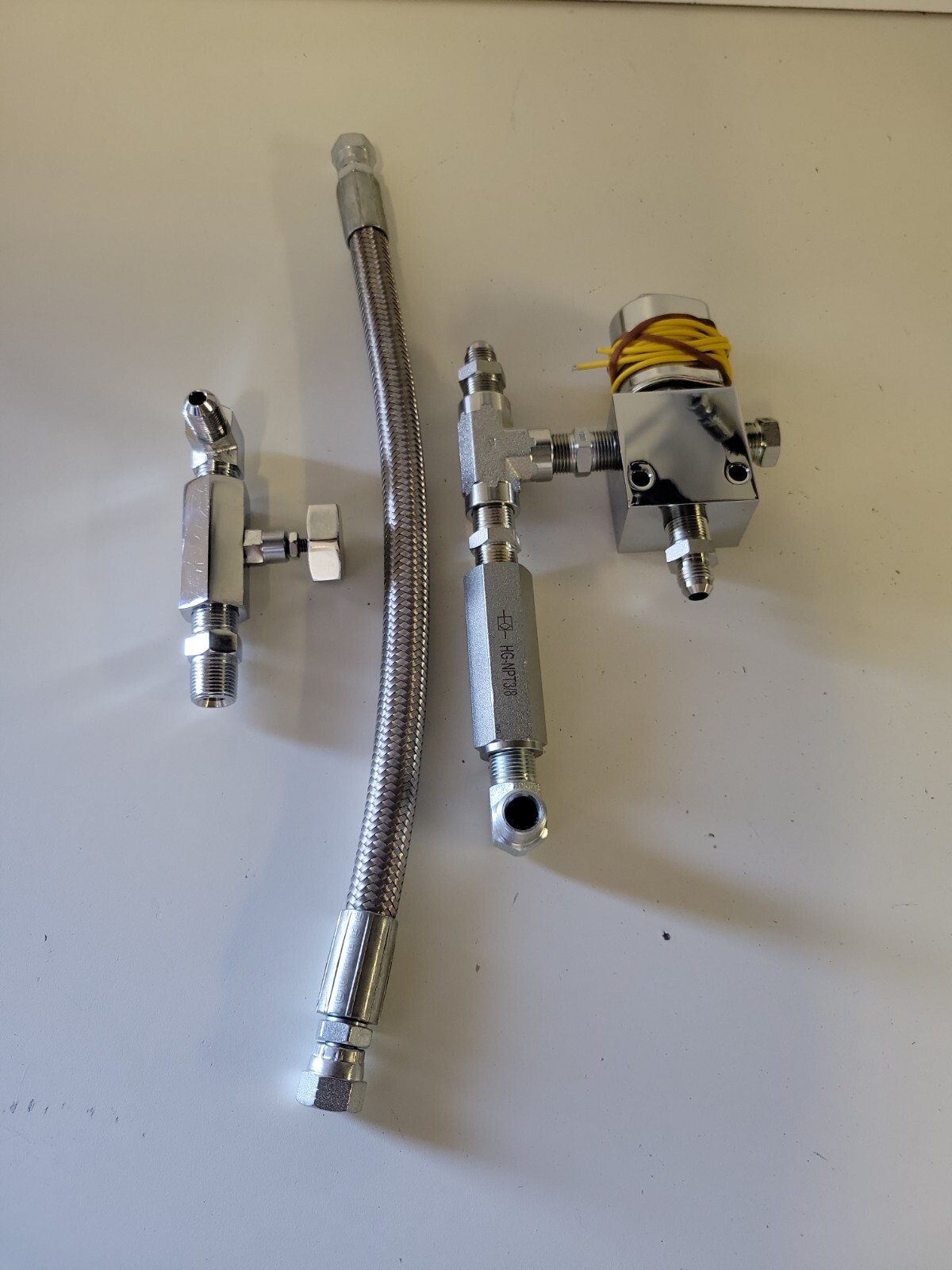 LOWRIDER HYDRAULICS DUMP KIT 3/8 COMPETITION SINGLE DUMP KIT W/SLOWDOWN