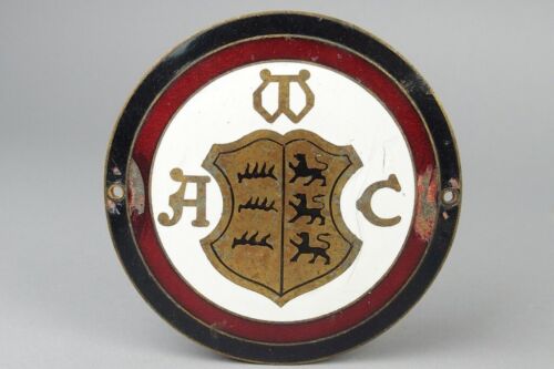Auto Emaille Plakette - AWC - Württemberg  - Afbeelding 1 van 2
