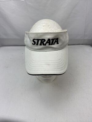 Strata Golf Visor Hat White EUC