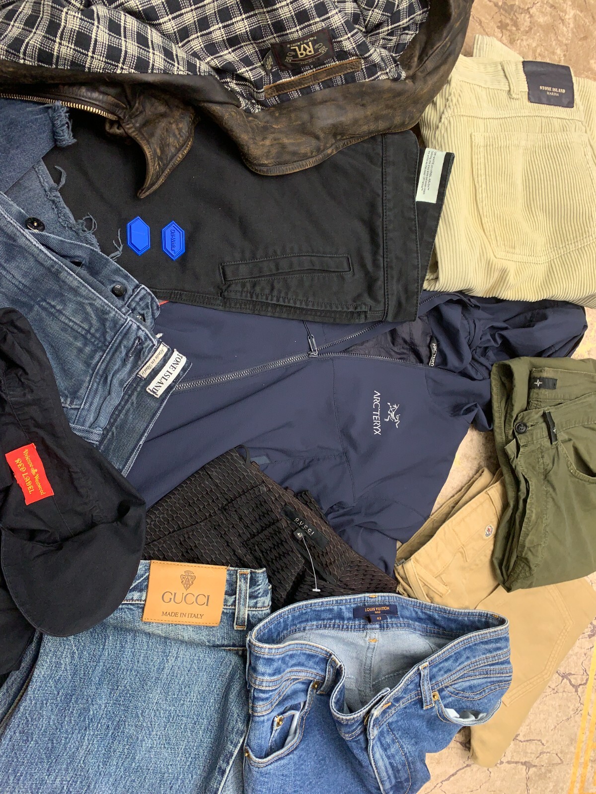 Rare Collection AW 1984 Stone Island Marina Dress Pants Khaki Trouser Size 52 L thumbnail 8