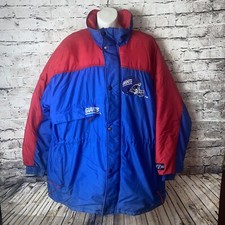 New York Giants Jacket Mens XL NFL Gameday Logo 7 Quilted Puffer Vtg 90s