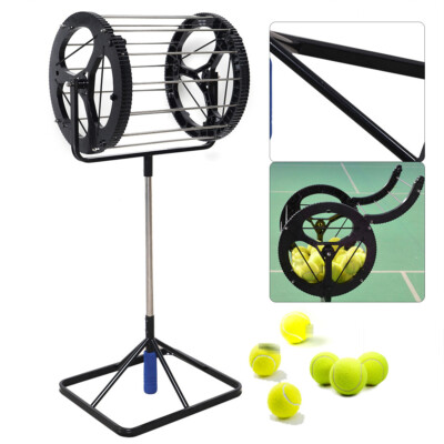 2 in 1 Tennis Balls Pickup Automatic Balls Receiver hold Up 55 Tennis Balls