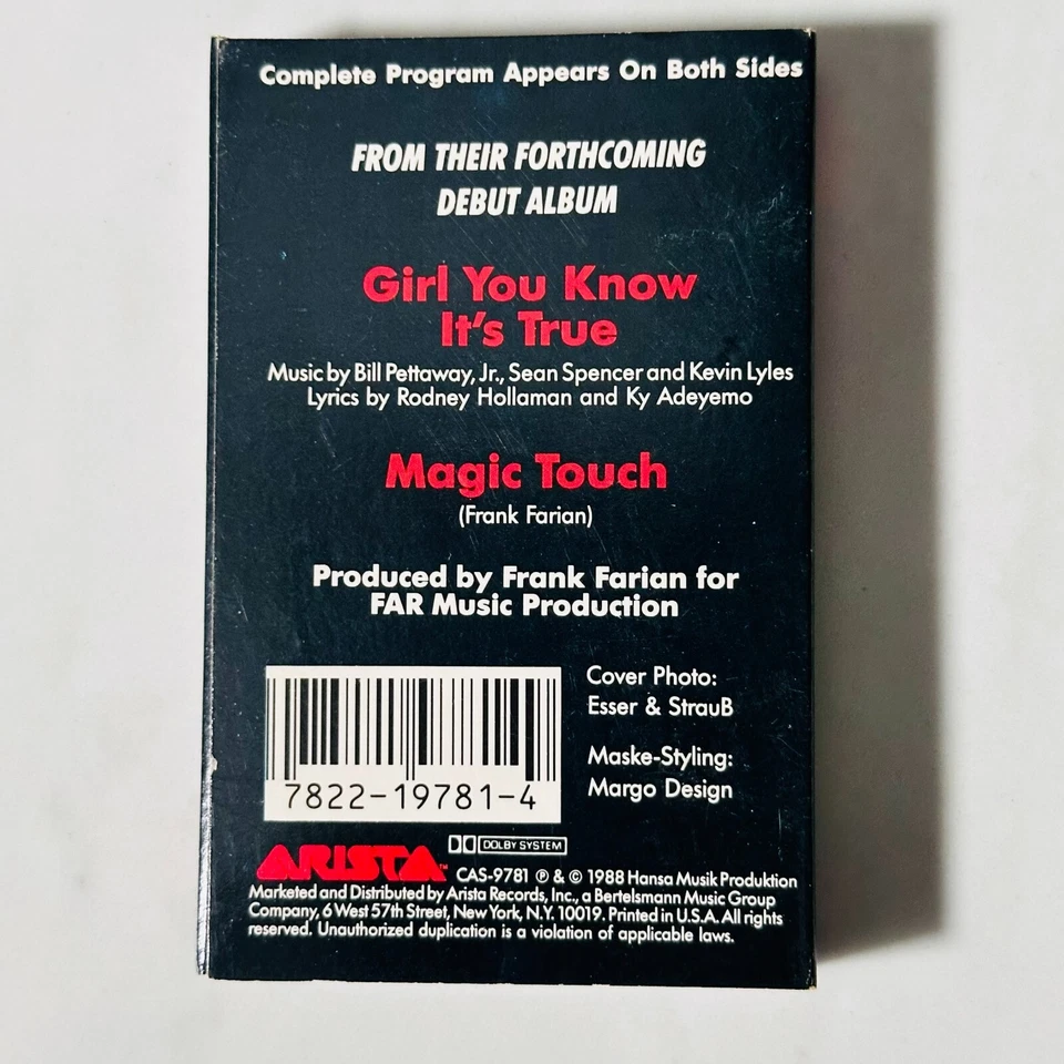 Milli Vanilli - Cassette Single - Girl You Know It's True - Image 3 of 3