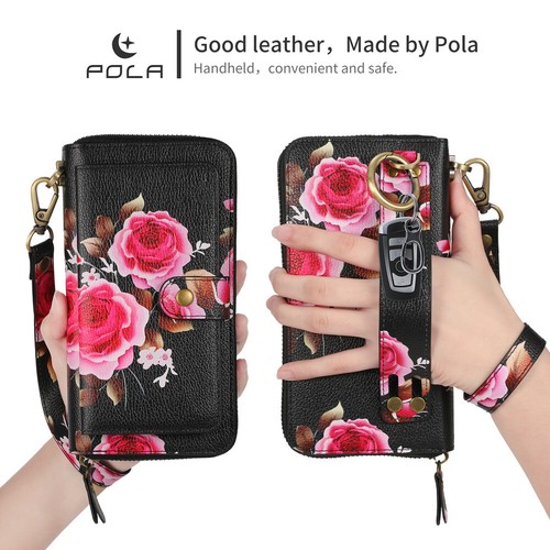 For iPhone 1314/15/16 Detachable Magnetic MagSafe Case Woman Girl Wallet Handbag - Picture 22 of 84