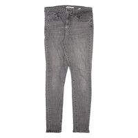 LEVI'S 721 High Rise Womens Jeans Grey Slim Skinny Stone Wash W30 L30