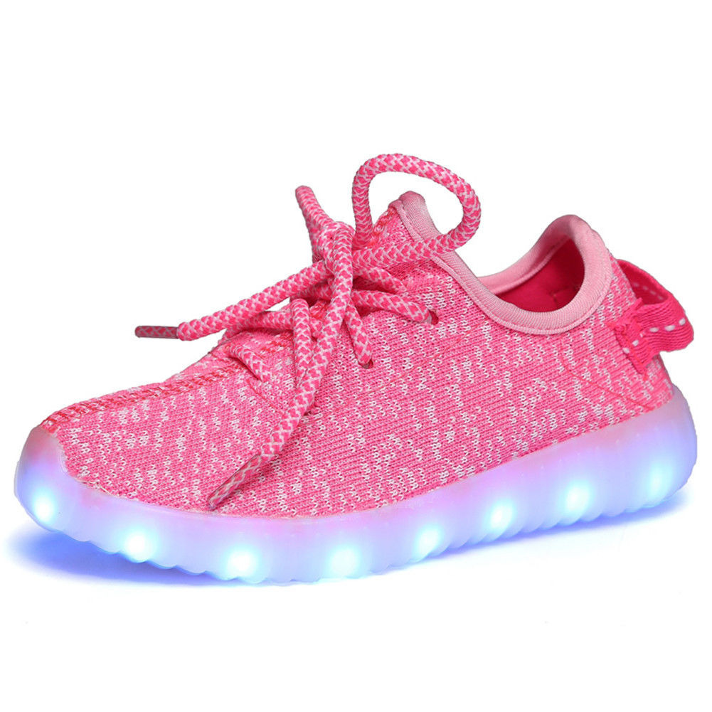 Zapatillas Con Luces LED Para Niños Y Niñas - ¡Recargables Por USB Y Superdivertidas!