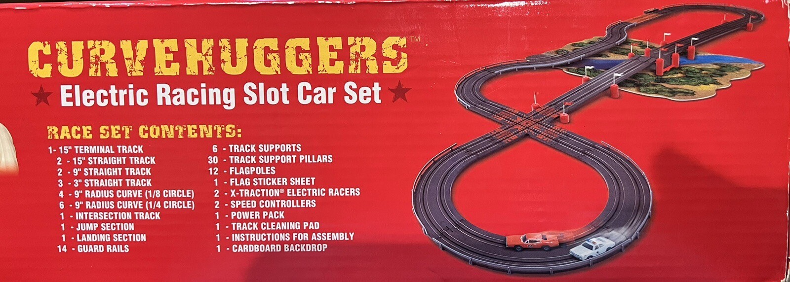 Dukes of Hazzard Curvehuggers Electric Racing Slot Car Slot eBay