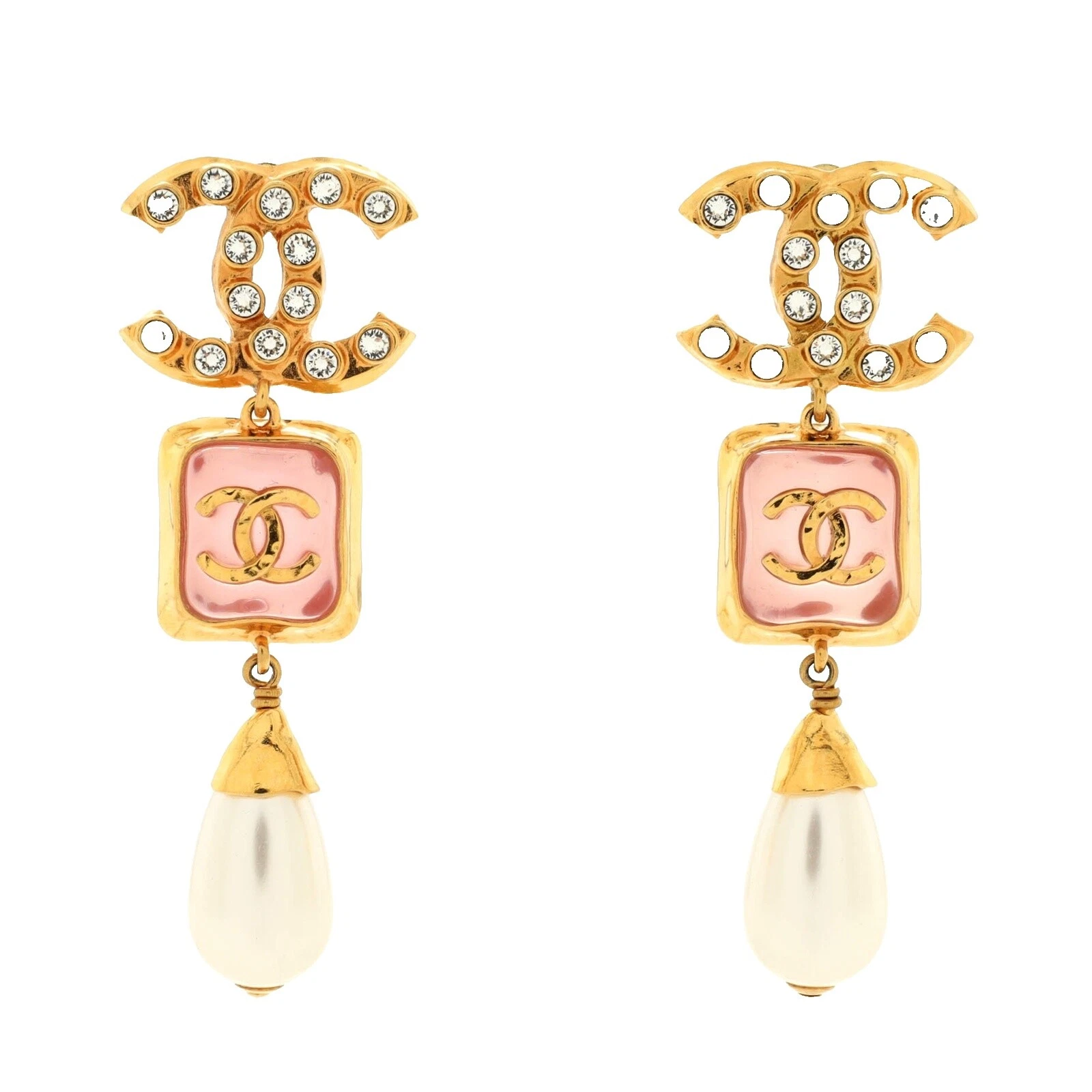 CHANEL Resin Fashion Earrings