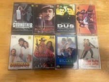 Lot 8 Vintage Hindi Bollywood Cassette,like New