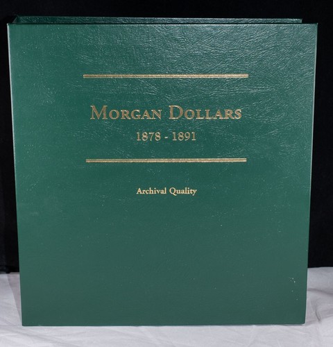 Empty Littleton Archival Quality Album Morgan Dollars 1878-1891 LCA8