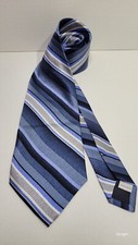 Pierre Cardin, blue diagonal stripes, printed pattern