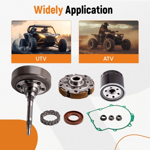 Wet Clutch Shoe Kit Drum One Way Filter for UTV500/700 ATV500 MSU500/700 YS700 - Picture 5 of 14