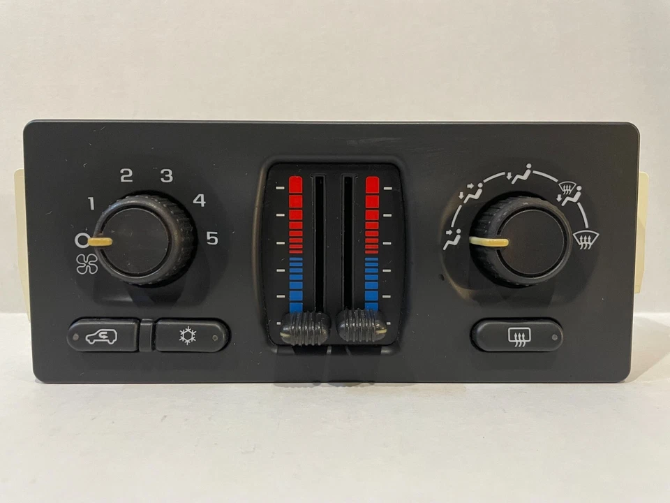 03-06 Silverado Sierra Heater A/C Climate Control WHITE LED - Image 2 of 3