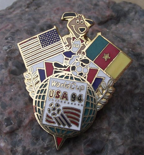 1994 Fifa World Cup USA 94 United States Soccer Football Cameroon Tie Pin Badge - Picture 2 of 3