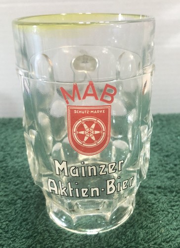 MAB- Schutz-Marke- Mainzer Aktien-Bier Mug- Vintage German Oktoberfest