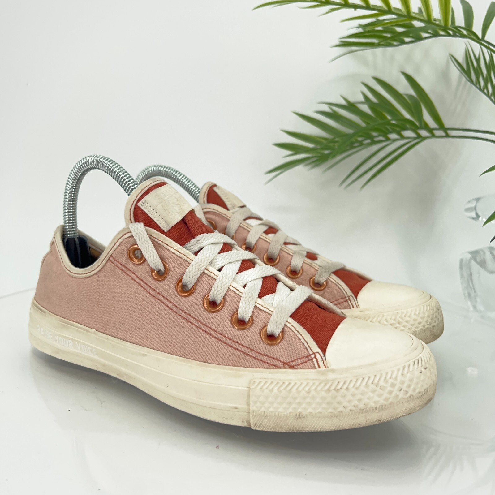 Converse Chuck Taylor Low Top Ox Women Size 7 Sneakers Raise Your Voice Shoes Converse Chuck Taylor Low Top Ox Women Size 7 Sneakers Raise Your Voice Shoes