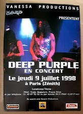 PUBLICITE ADVERT album concert advertising DEEP PURPLE 1998 PARIS Zenith
