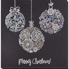 Bead Embroidery Kit Lace balls Bead stitching DIY Abris Art