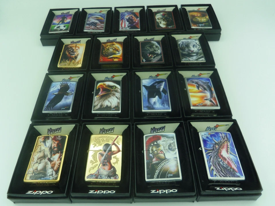 BRIQUET ZIPPO ESSENCE NEUF - MAZZI ( Modèle au choix ) Tempete , Collection