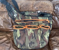 Camouflage Diaper Dude Baby Bag With Matching Bottle Holder  Pacifier Holder