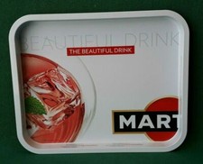 RARO VASSOIO PUBBLICITARIO MARTINI THE BEAUTIFUL DRINK COLLEZIONE. JJJ2/JJJ5