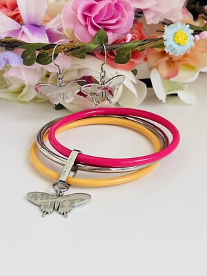 Miss Sixty Schmuck Armband & Ohrringe Schmetterling