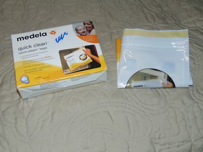 SIX MEDELA QUICK CLEAN MICRO-STEAM BAGS - FREE SHIPPING