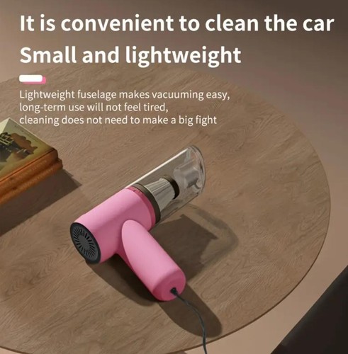 Compact 12V Powerful Handheld Car Vacuum - Easy Dust & Pet Hair Removal - Picture 8 of 9