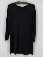 Kenzie Preowned Women’s Gray Bodycon Dress Long Sleeve Size Small