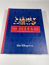 Vintage 2002 Mickey Mouse Photo Album Walt Disney  Scrapbook w Signatures