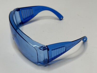 Y2K Monoblock Blue Shield Sunglasses Retro Rave Cyberpunk Festival Glasses
