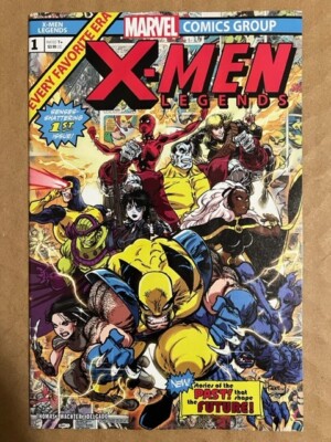 X-MEN LEGENDS #1 RED LOGO VARIANT COVER WALMART EXCLUSIVE MarvelComics WOLVERINE