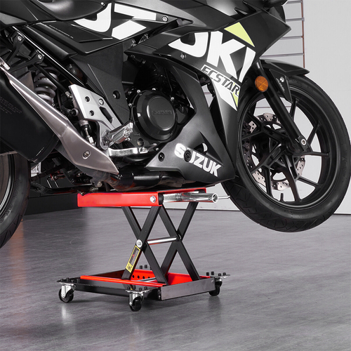 500KG Heavy Duty Hydraulic Motorcycle Lift Table Dirt Bike Scissor Jack Stand - Picture 12 of 12
