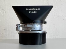 Objectif Leica Summaron - M 1 : 5.6 / 28 mm, chromé argent (sous garantie)