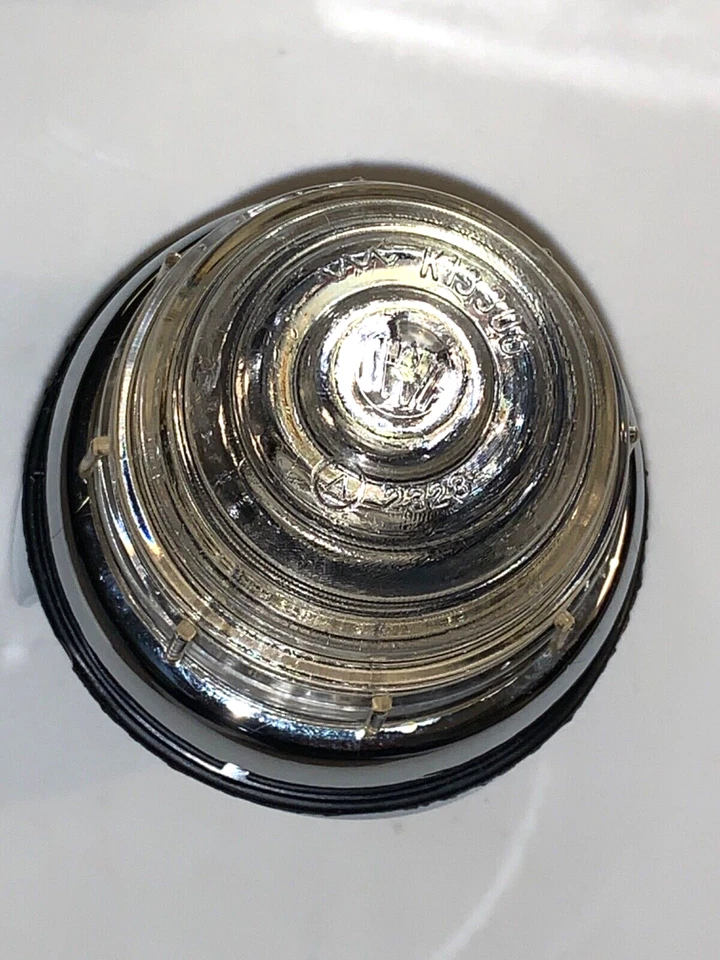 Conjunto de señal de giro delantero izquierdo Porsche 356B/C 1959-65 parte #64463140105 nuevo de Lote Antiguo SWF Foto 3 de 4