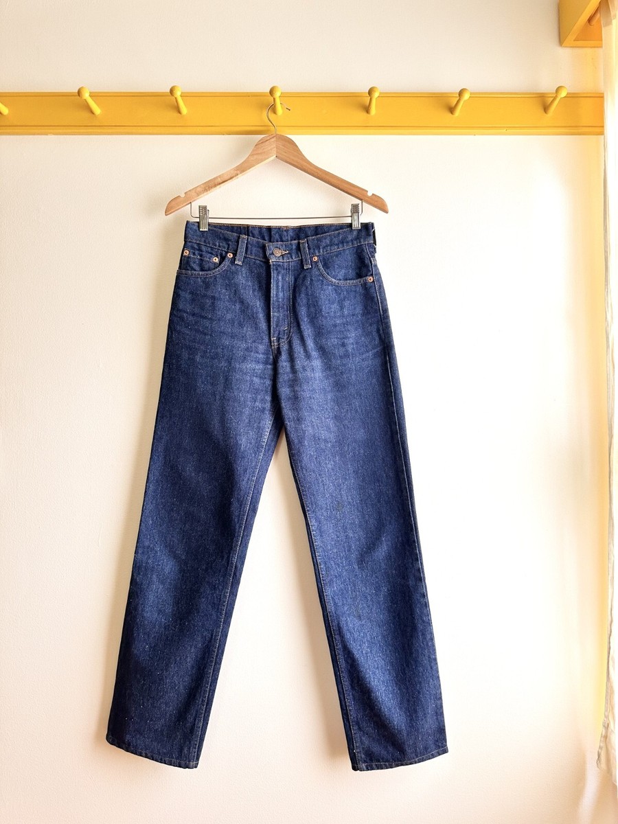 Vintage 80s Levi's levis jeans denim 510 zip fly dark rinse USA